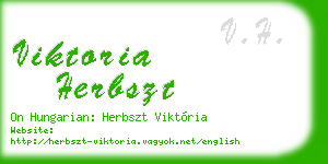 viktoria herbszt business card