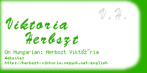 viktoria herbszt business card